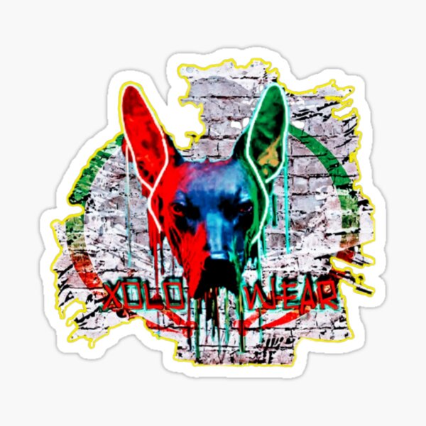XoloWear 24 neon logo Sticker