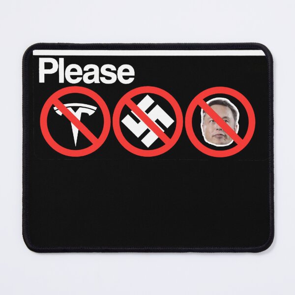 Item preview, NYC Subway Sign : No Tesla No Nazi No Elon Musk designed and sold by HHQRHH.