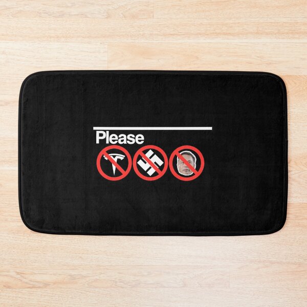 Item preview, NYC Subway Sign : No Tesla No Nazi No Elon Musk designed and sold by HHQRHH.