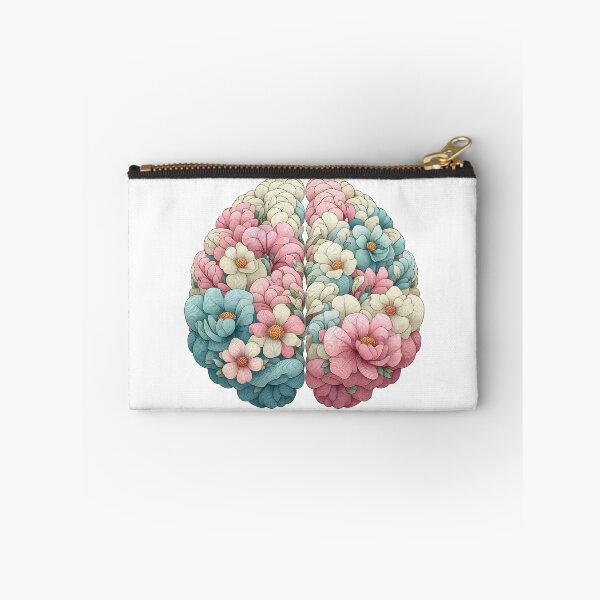 Item preview, Beautiful Floral Brain: A Colorful Composition designed and sold by Fikuall.