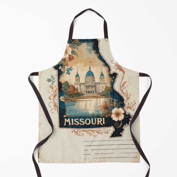 Item preview, Missouri USA Vintage Travel Retro Postcard Design designed and sold by TravelPostcardGems.