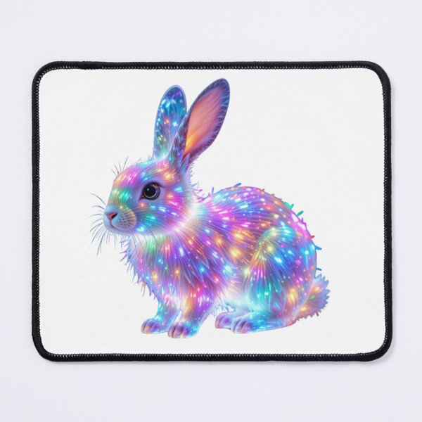 Item preview, Glowing Neon Bunny – A Magical Light designed and sold by GloriousArtSKD.