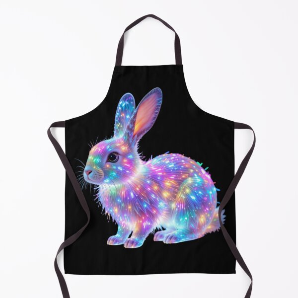 Item preview, Glowing Neon Bunny – A Magical Light designed and sold by GloriousArtSKD.