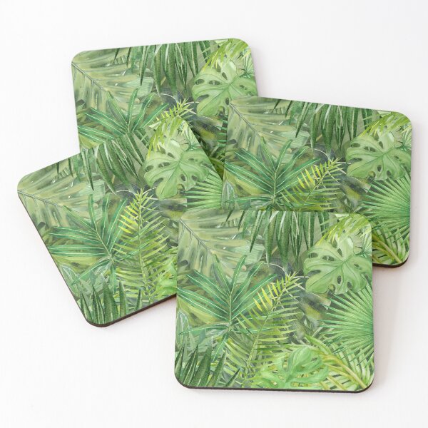 Item preview, Lush Tropical Jungle – Watercolour Greenery designed and sold by Fantacaroo Designs.