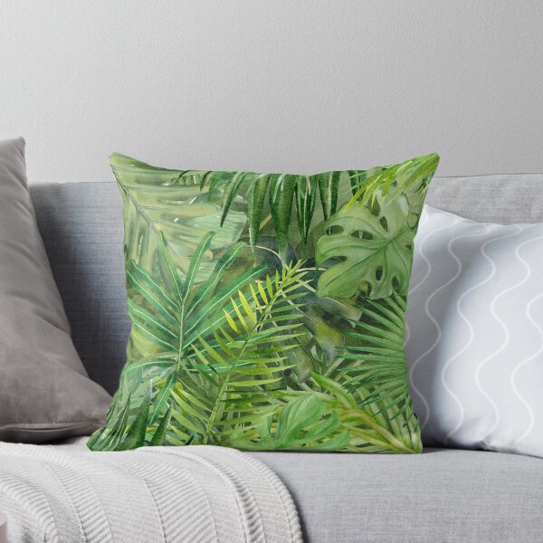 Item preview, Lush Tropical Jungle – Watercolour Greenery designed and sold by Fantacaroo Designs.