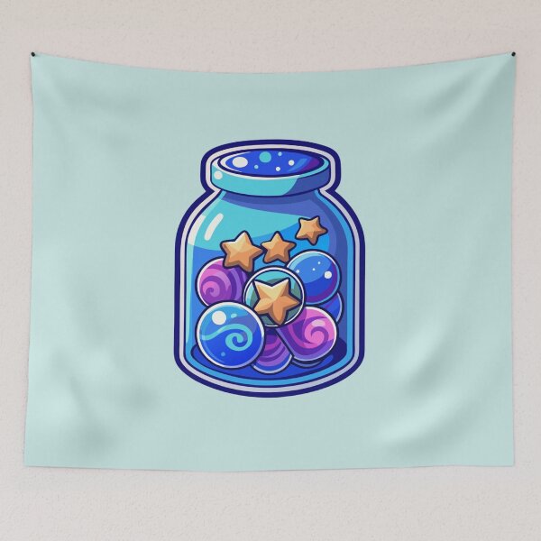 Item preview, Magical Star Jar – Enchanting Cosmic Marble Collection designed and sold by ANGOON7455.