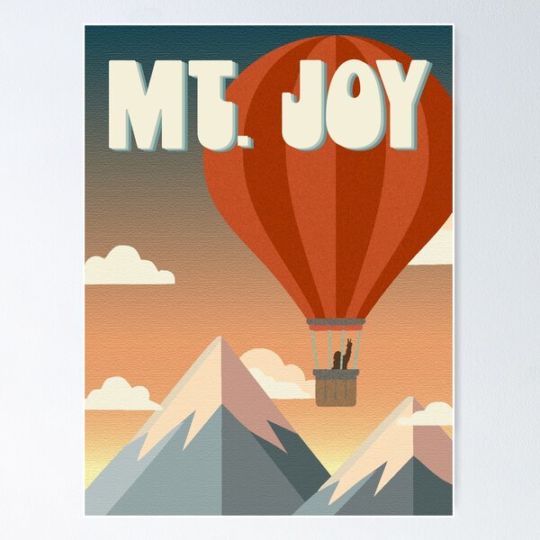 Artikel-Vorschau von Mt. Joy Poster, Bigfoot im Heißluftballon, designt und verkauft von covella1.
