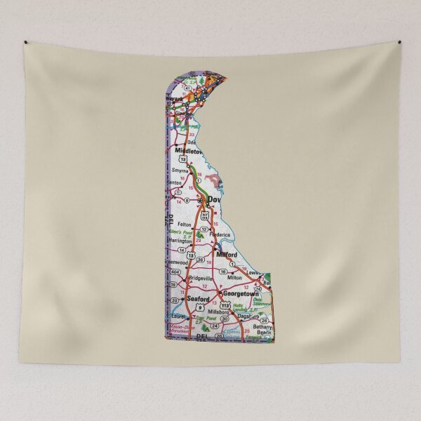 Item preview, Delaware Roadmap designed and sold by Havocgirl.