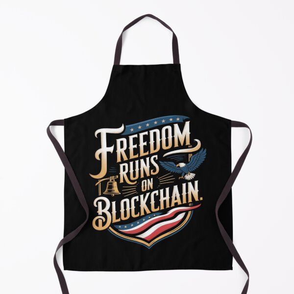 Item preview, American Freedom Meets Blockchain Revolution designed and sold by Bliss Find And Design.