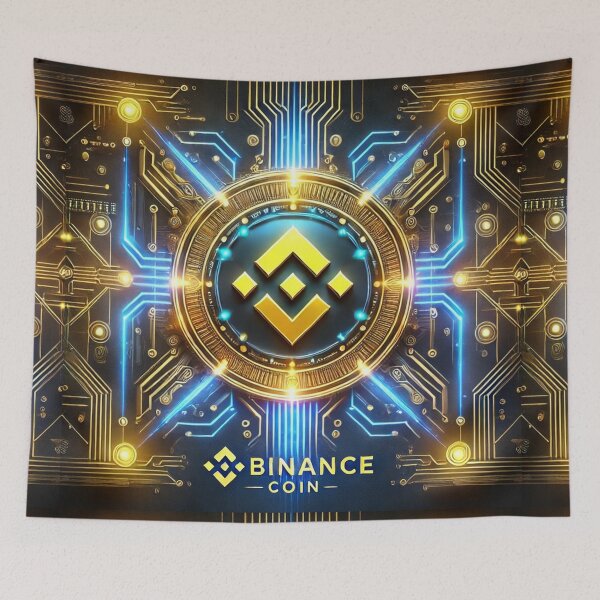 Item preview, Binance Coin Nexus: A Seamless Futuristic Crypto Art Design designed and sold by Meta2Physical.