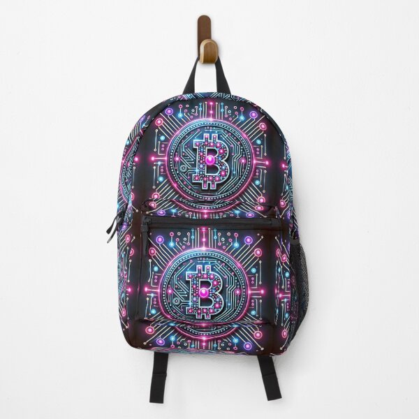 Item preview, Neon Bitcoin Circuit: A Futuristic Crypto Art Masterpiece designed and sold by Meta2Physical.