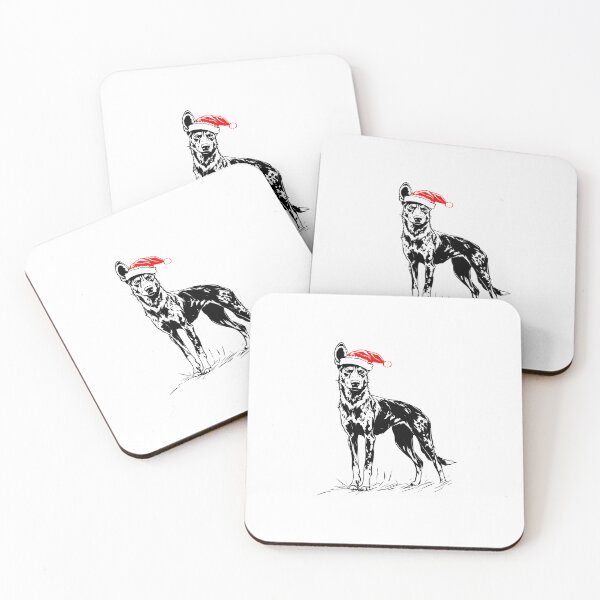 Item preview, Festive African Wild Dog designed and sold by JollyCritters.