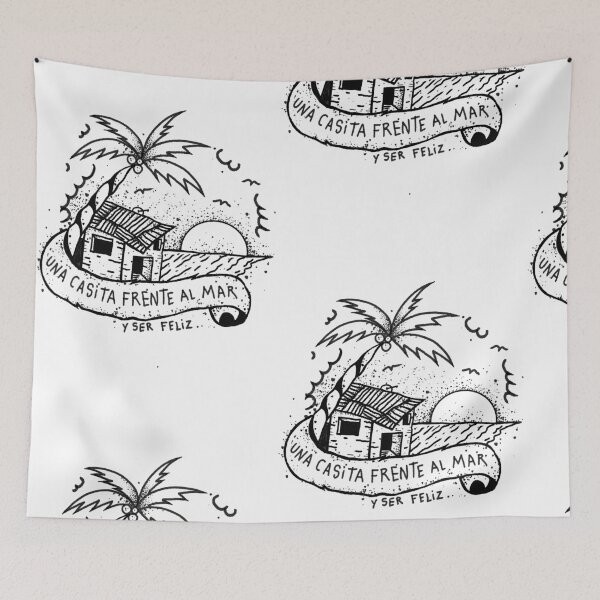 Item preview, A little house facing the sea. designed and sold by Vida Bandida .