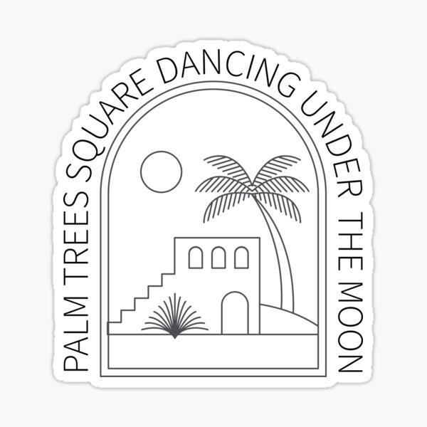 Item preview, LANY palm trees square dancing under the moon designed and sold by spicystylesco.