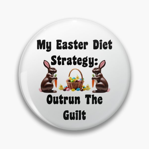 Item preview, My Easter Diet Strategy: Outrun The Guilt! designed and sold by Oaks Creations.