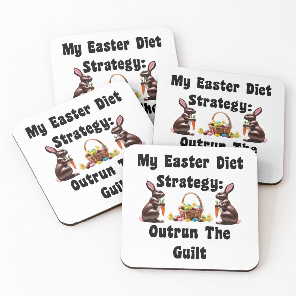 Item preview, My Easter Diet Strategy: Outrun The Guilt! designed and sold by Oaks Creations.