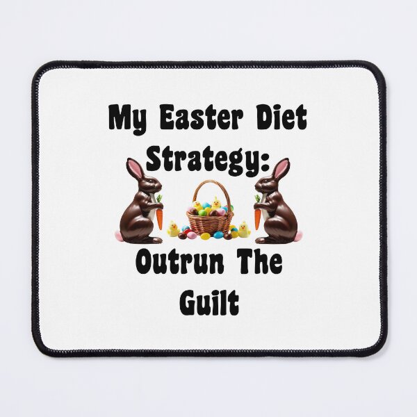 Item preview, My Easter Diet Strategy: Outrun The Guilt! designed and sold by Oaks Creations.