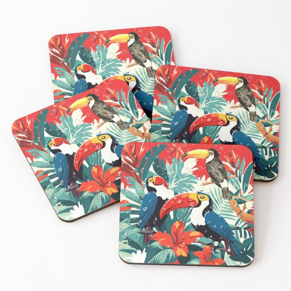 Item preview, Toucans in a Tropical Rainforest" designed and sold by Graphollio-shop.