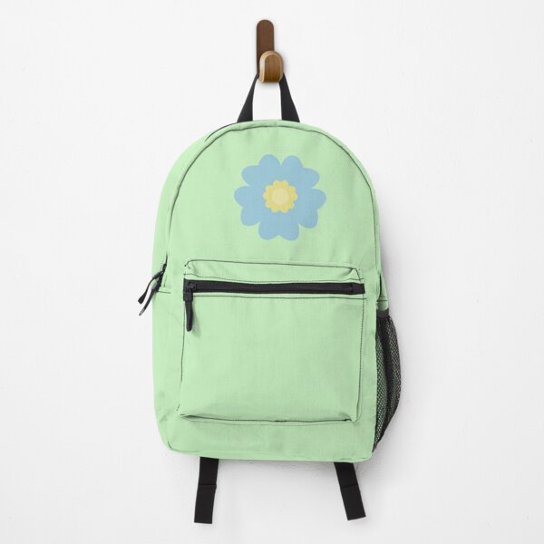 Vista previa del artículo con la obra «Flor azul claro y amarilla», diseñado y vendido por unknownoutfit.