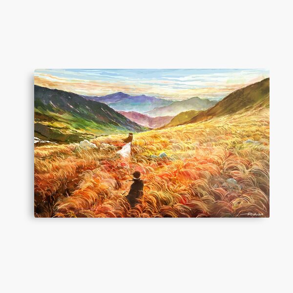 again Metal Print