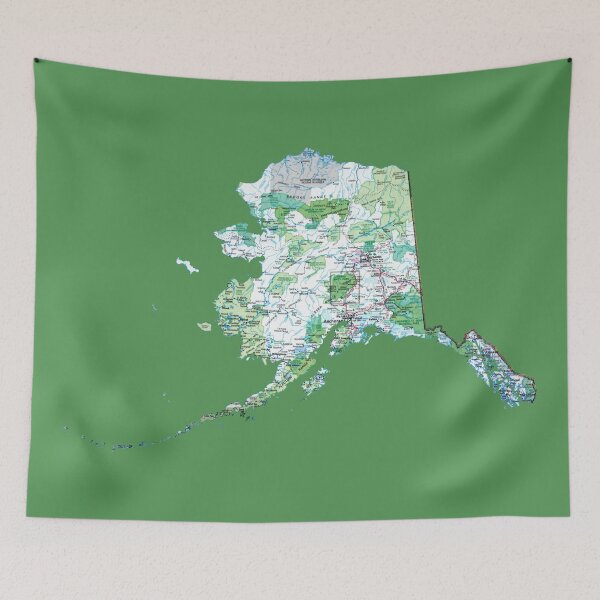 Item preview, Alaska Roadmap designed and sold by Havocgirl.
