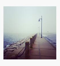 A Foggy Pier Photographic Print