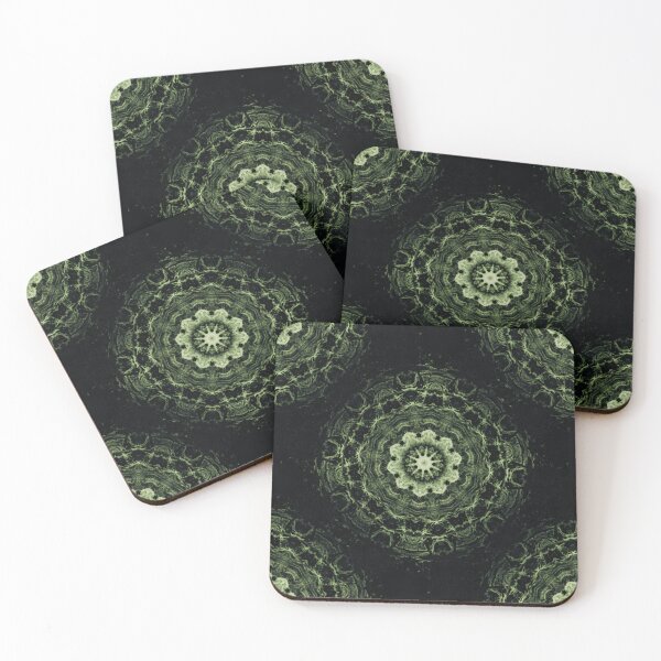 Item preview, Bohemian Circular Pattern in Green designed and sold by Artistestella.