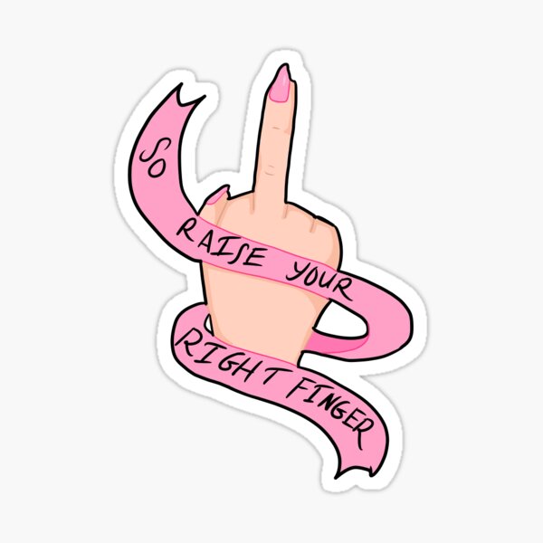 Middle Finger Stickers for Sale