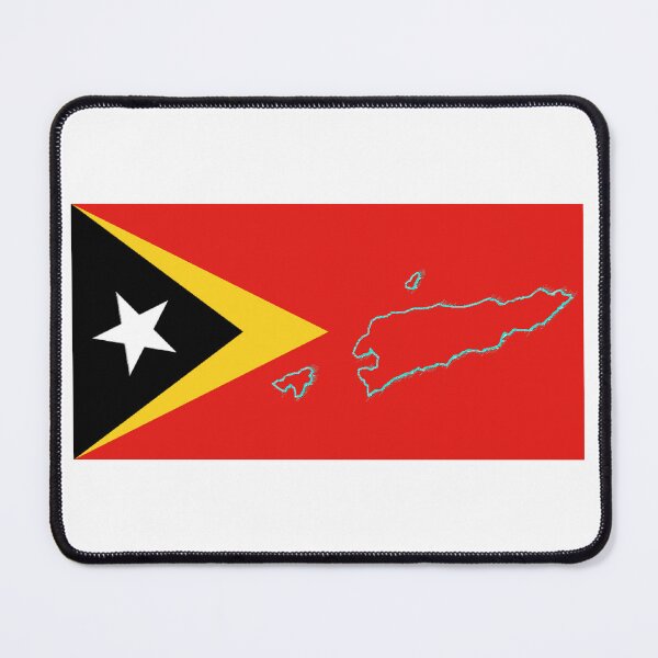Item preview, Timor Leste Map with Flag of Timor Leste designed and sold by Havocgirl.