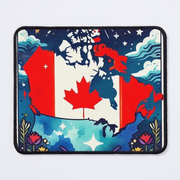 Item preview, Canadian Flag Map Sticker designed and sold by francous03.