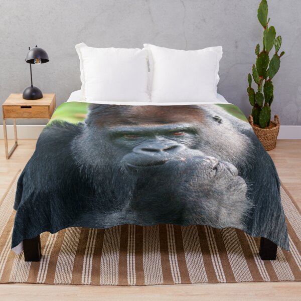 Item preview, Piercing Gaze of a Silverback Gorilla designed and sold by rawshutterbug.
