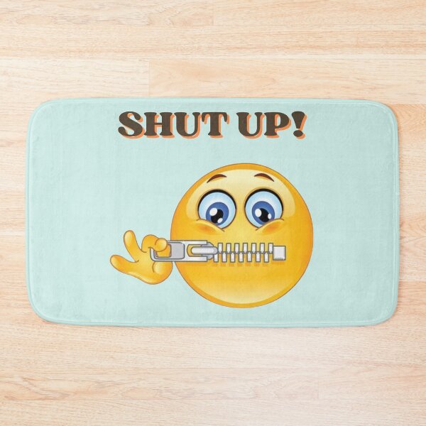 Item preview, Zip It! Funny Emoji Expression | Shut Up! Sassy Emoji Design | Silence Mode | Keep It Quiet – Zipped Emoji | Shhh! Stay Silent Emoji | Funny Shut Up Meme | Mouth Zipped designed and sold by Kaivinaikadhaigal.