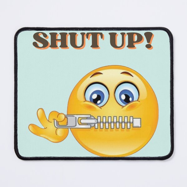 Item preview, Zip It! Funny Emoji Expression | Shut Up! Sassy Emoji Design | Silence Mode | Keep It Quiet – Zipped Emoji | Shhh! Stay Silent Emoji | Funny Shut Up Meme | Mouth Zipped designed and sold by Kaivinaikadhaigal.