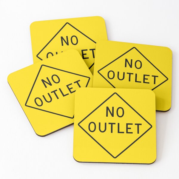 Item preview, No Outlet Tee designed and sold by Mark  Pennie.