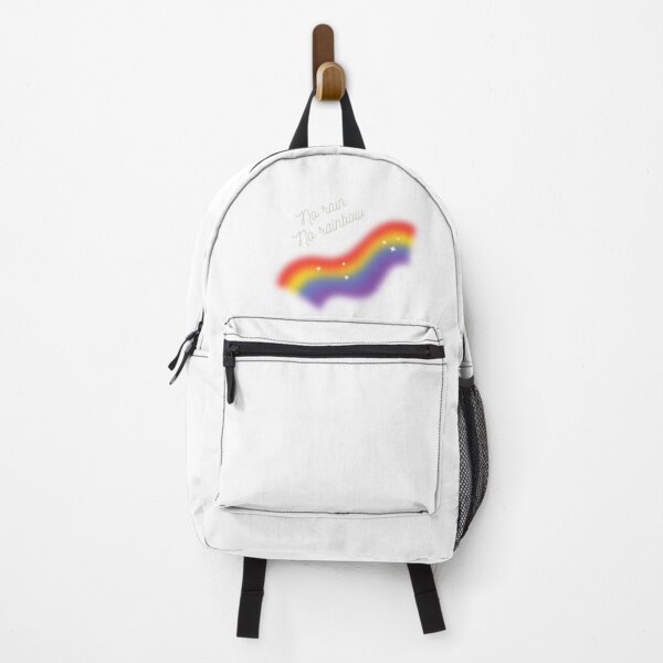 Item preview, No rain no rainbow positive motivational quote for inspiration designed and sold by CameltStudio.