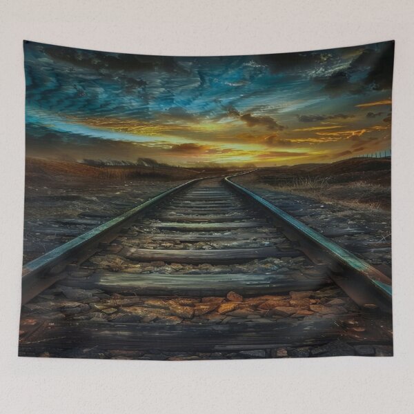 Item preview, Sunset on the Tracks designed and sold by JEC Productions.