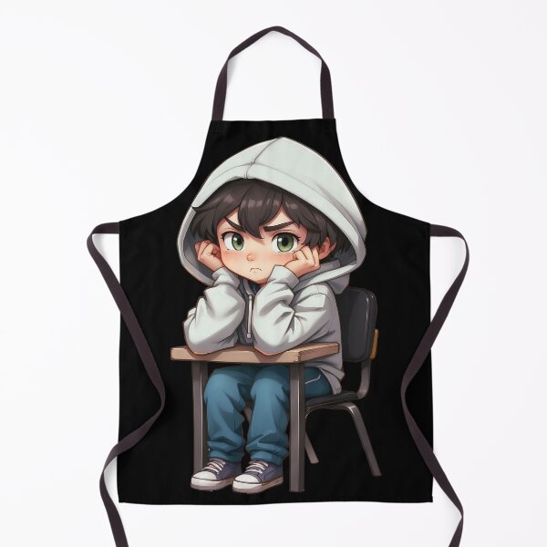 Item preview, Annoyed boy at desk designed and sold by TurtleDojo.