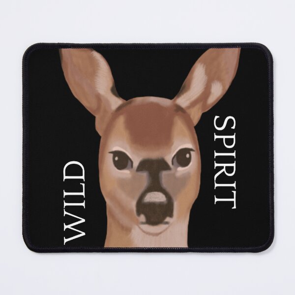 Vista previa del artículo con la obra «Deer Animal Cute Design Black», diseñado y vendido por Pam-s.