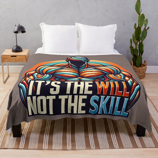 Item preview, It's the will not the skill, typography designed and sold by maxmaj.