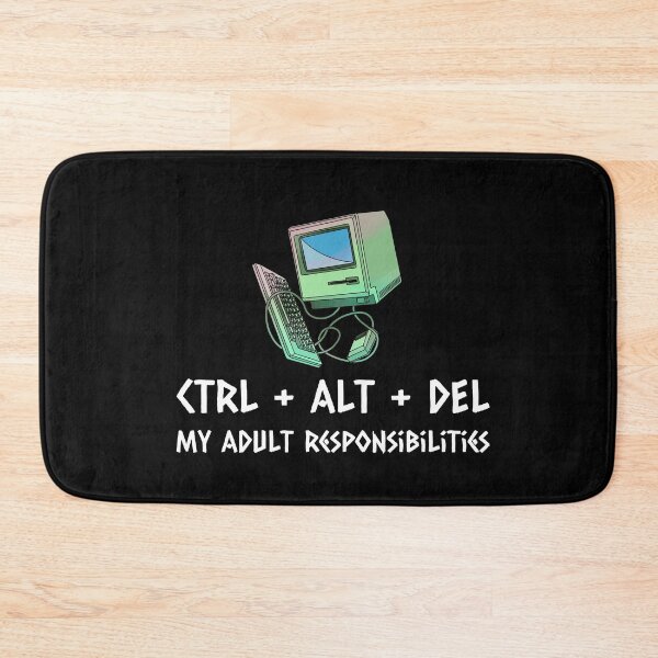 Item preview, 00' Nostalgia CTRL + ALT + DEL My Adult Responsibilities designed and sold by nomadwanderer.