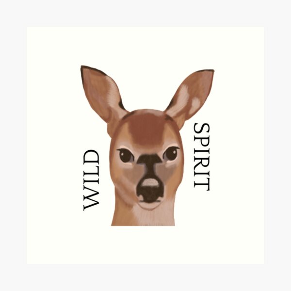 Item preview, Deer Animal Cute Design White designed and sold by Pam-s.