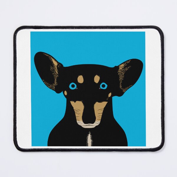 Item preview, Dashshund in blue designed and sold by himynameisleo.