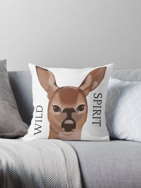 Vista previa del artículo con la obra «Deer Animal Cute Design White», diseñado y vendido por Pam-s.