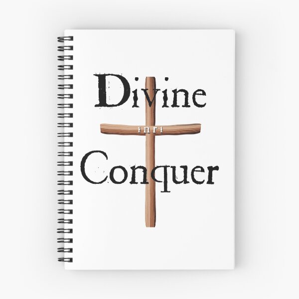 Item preview, Divine & Conquer. A Christian message. designed and sold by Tees-Cees2die4.