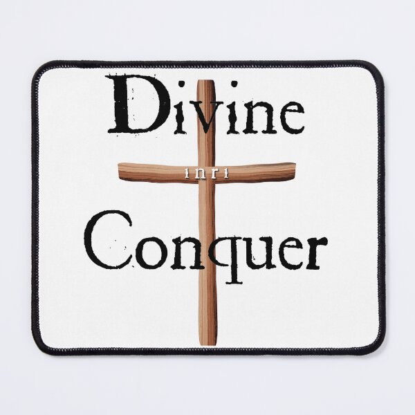 Item preview, Divine & Conquer. A Christian message. designed and sold by Tees-Cees2die4.
