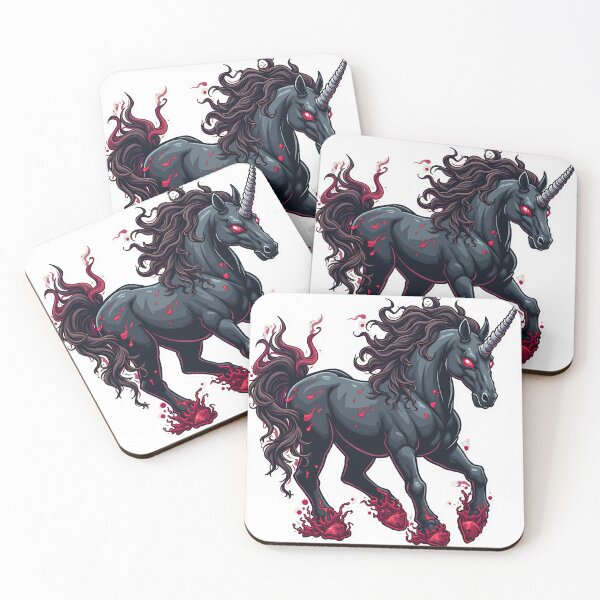 Item preview, gothic unicorn designed and sold by rajdigitalarts.