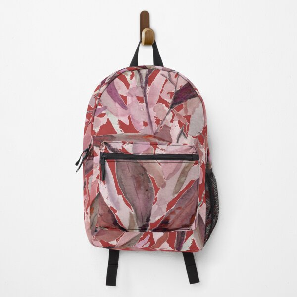 Item preview, Gum Leaf Litter - watercolor art - Burgundy palette designed and sold by Jill Brooke.