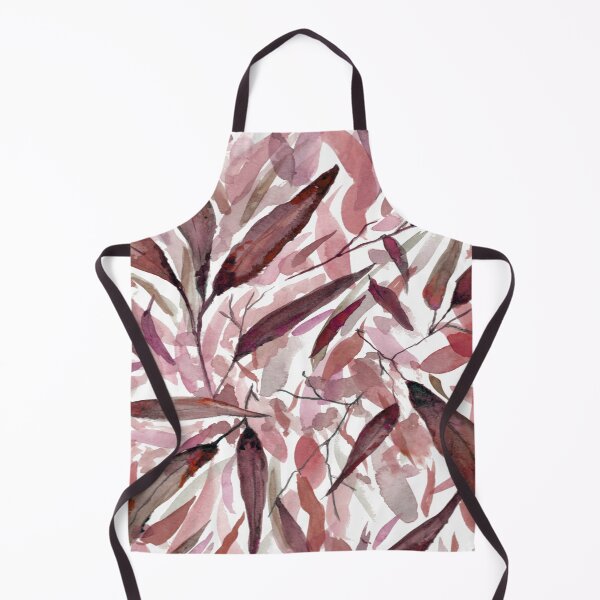 Item preview, Gum Leaf Litter - watercolor art - Burgundy palette designed and sold by Jill Brooke.
