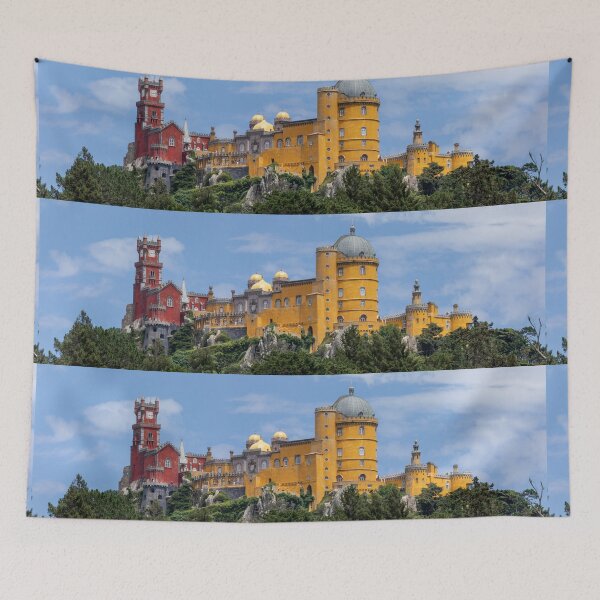 Item preview, Portugals Pena Palace In Sintra Panarama designed and sold by PsychoAlien.com.