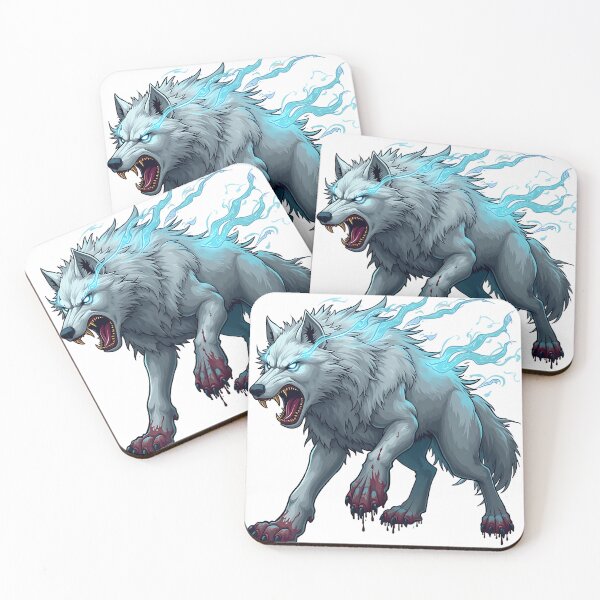 Item preview, gothic wolf designed and sold by rajdigitalarts.